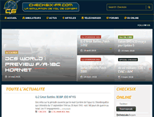 Tablet Screenshot of checksix-fr.com
